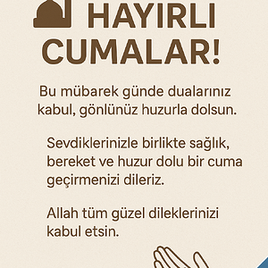 Resimli Cuma Mesajları